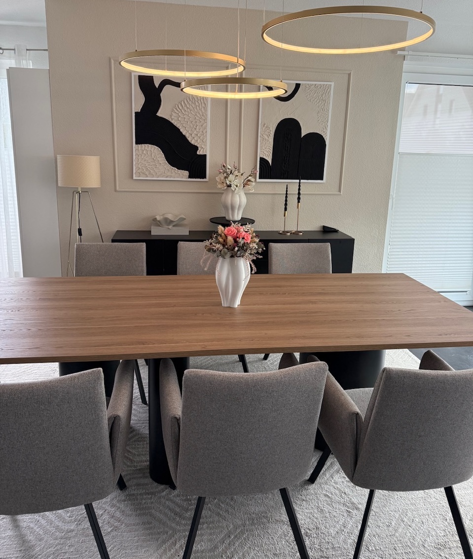 Individuelle Tischplatte Esszimmer